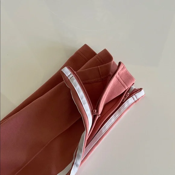 Adidas Women's Coral Joggers with White Stripes - Picture 3 of 9